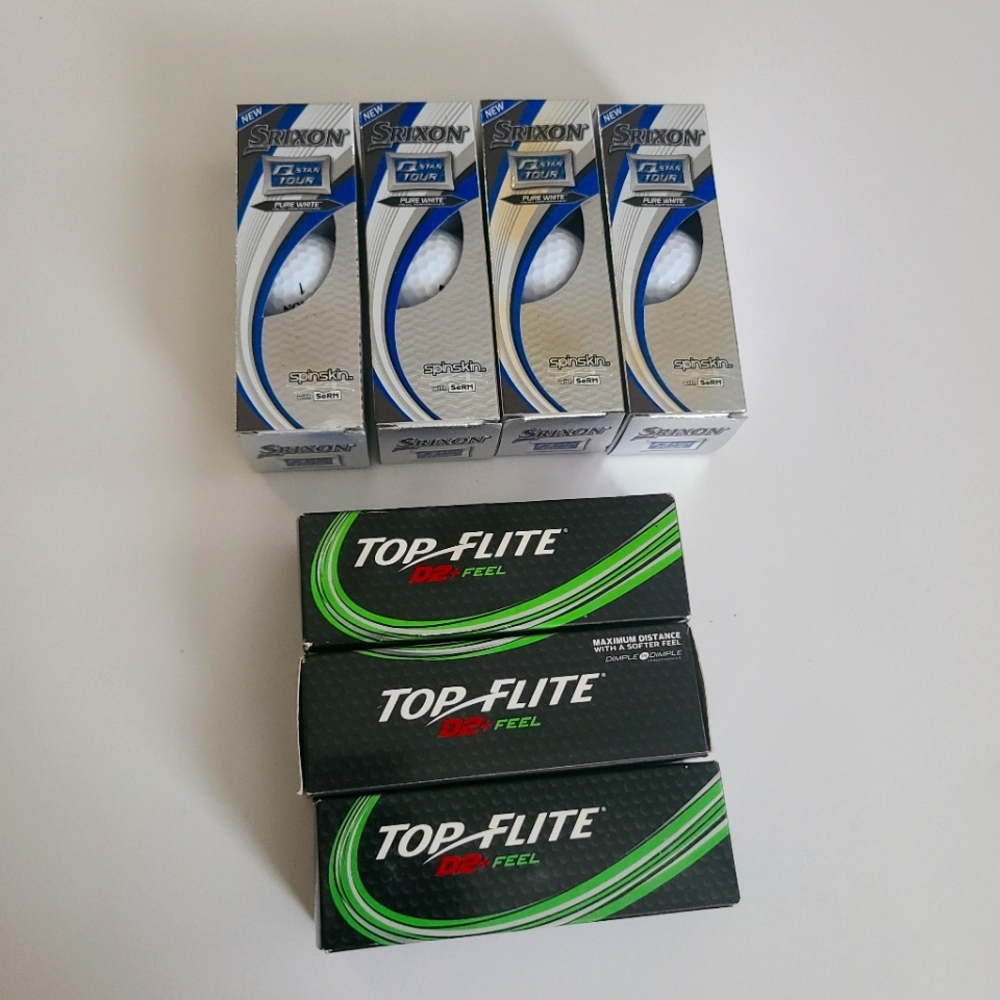 Golf Balls Sets (Srixon & Top Flite)